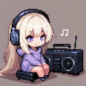  Pixel Music AI - Electro Swing, but in Japanese
