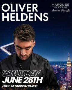 Oliver Heldens - Live @ Marquee Skydeck, The Edge NYC, United States (2025-06-28)